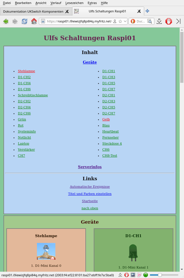SmClientWeb auf Smartphone